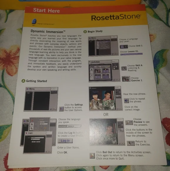 Rosetta Stone Level 1 Arabic version 2 CD-ROM language system